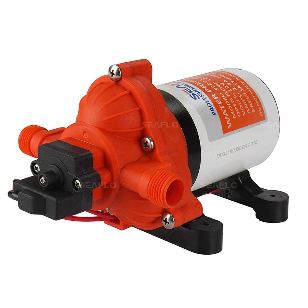 SEAFLO 33-Series Industrial Water Pressure Pump w/Power Plug for Wall Outlet - Zenithce