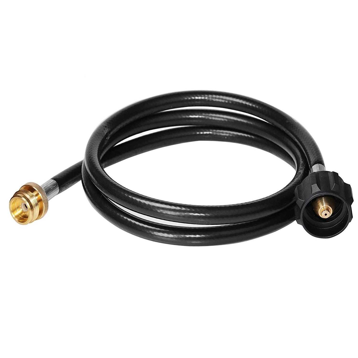 DOZYANT Propane Adapter Hose 1 Lb to 20 Lb Converter Replacement for Qcc1/Type1 Tank Connects 1 Lb Bulk Portable Appliance to 20 Lb Propane - Zenithce