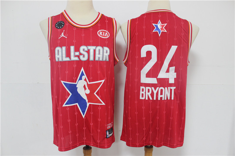 Los Angeles Lakers #24 Kobe Bryant Red Jordan Brand 2020 All-Star Game Swingman Stitched Jersey - Zenithce