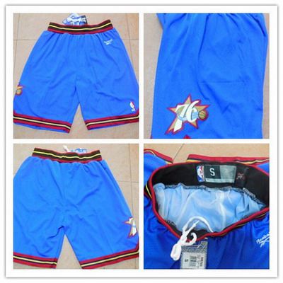 Philadelphia 76ers Blue Soul Swingman Throwback Short - Zenithce