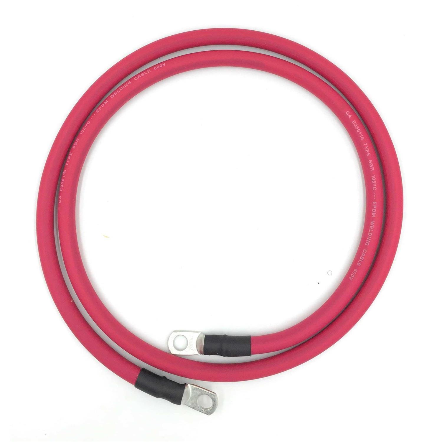 END GAME 4 AWG Gauge Fully Assembled Battery Cables, 1-15ft Lengths, Positive or Negative Wire - Zenithce