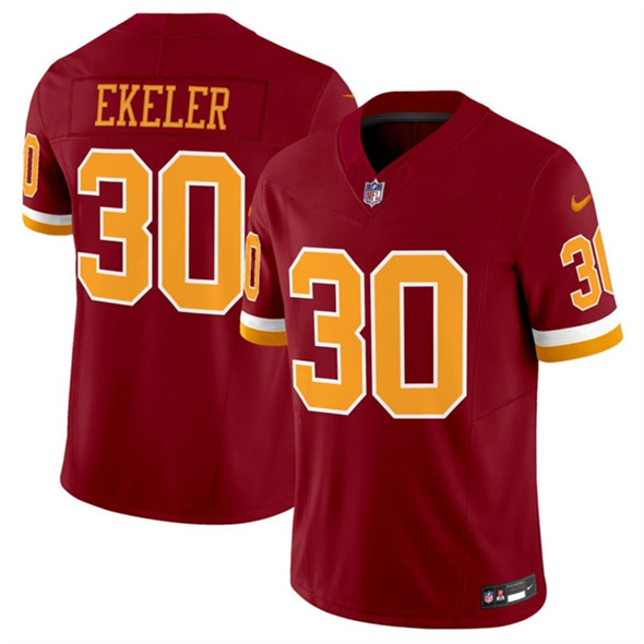 Washington Commanders #30 Austin Ekeler Burgundy 2025 F.U.S.E. Throwback Limited Football Stitched Jersey - Zenithce