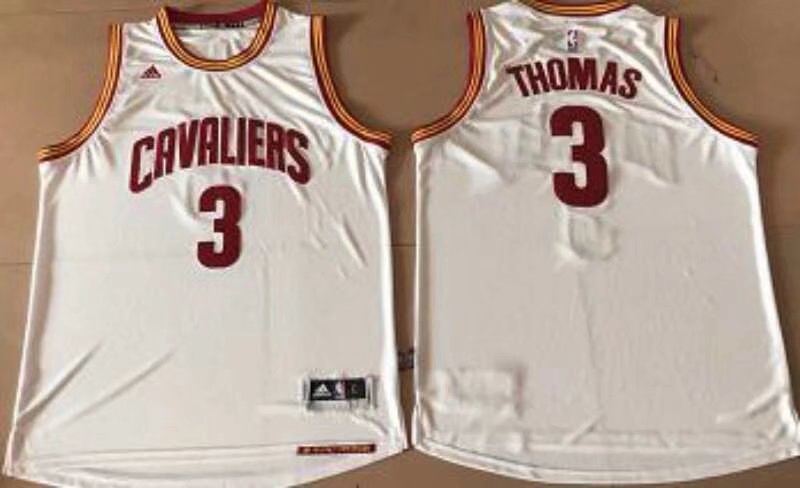 Cleveland Cavaliers #3 Thomas White Stitched Jersey - Zenithce