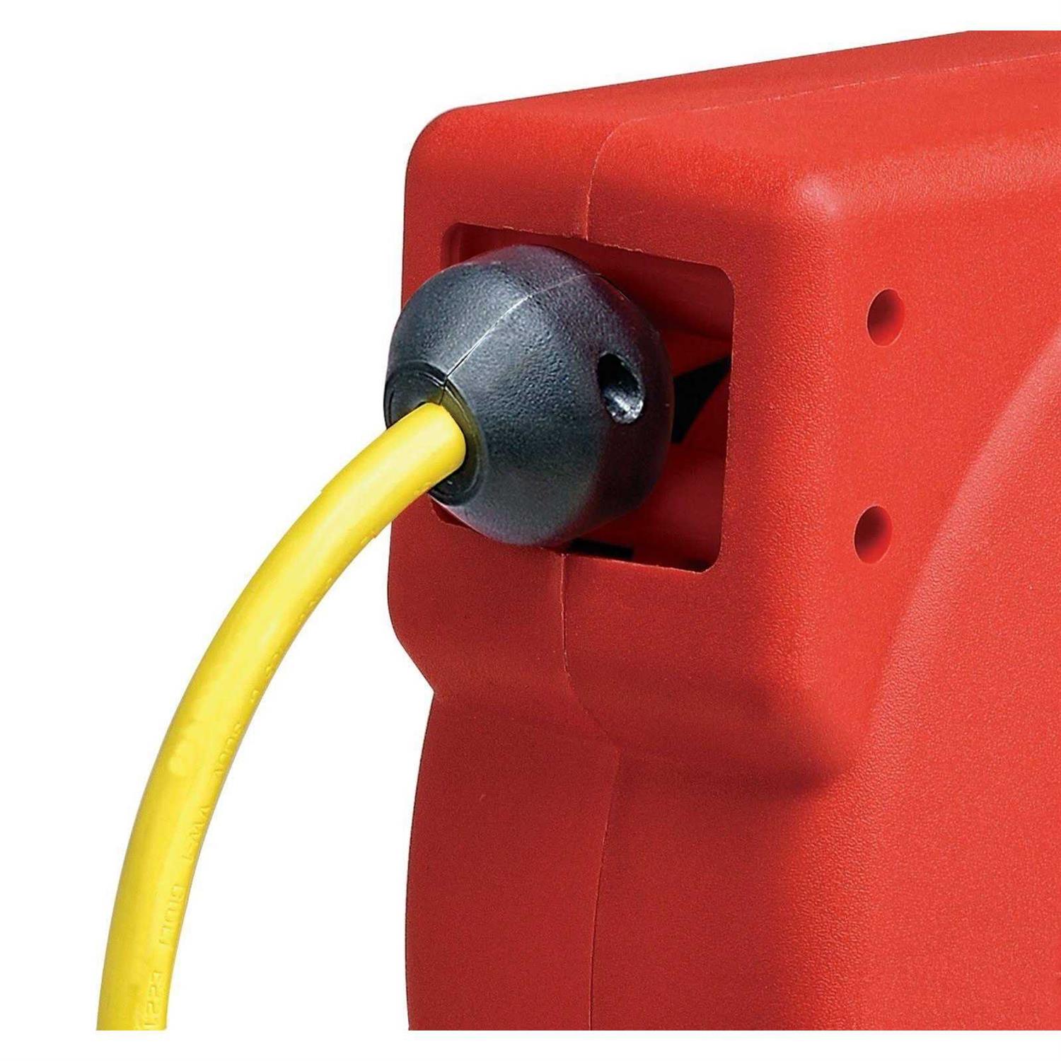 Reelworks Extension Cord Reel Retractable 14AWG x 40′ Ft 3c Sjt - Zenithce