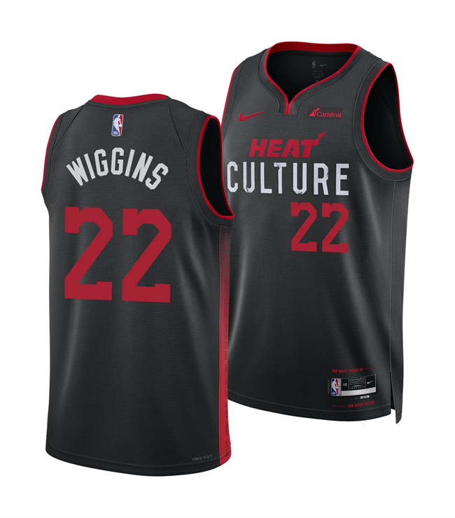 Miami Heat #22 Andrew Wiggins Black 2025 City Edition Stitched Jersey - Zenithce