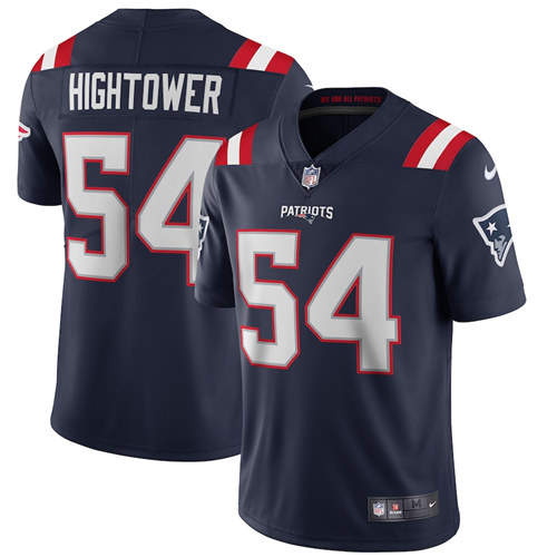 New England Patriots #54 Dont'a Hightower Navy 2020 Vapor Untouchable Limited Stitched Jersey - Zenithce