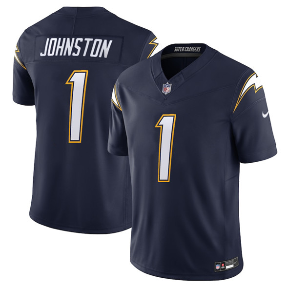 Los Angeles Chargers #1 Quentin Johnston Navy 2025 F.U.S.E. Alternate Vapor Limited Football Stitched Jersey - Zenithce