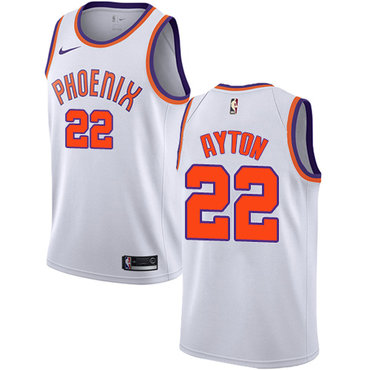 Phoenix Suns #22 Deandre Ayton White Swingman Association Edition Jersey - Zenithce