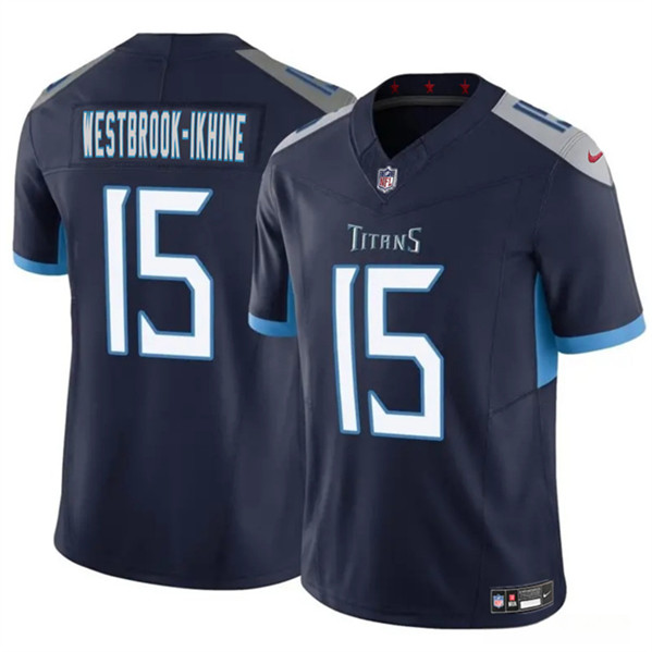 Tennessee Titans #15 Nick Westbrook-Ikhine Navy 2024 F.U.S.E. Vapor Limited Stitched Jersey - Zenithce