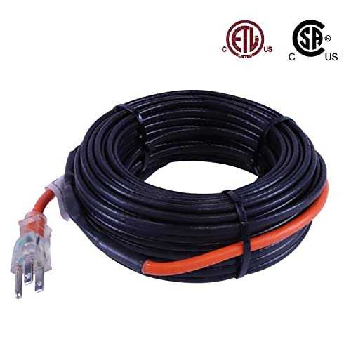 Heatit Jhsf1 Self Regulating Pre-Assembled Heating Cable 120V Roof deicing and Pipe freeze Protection - Zenithce