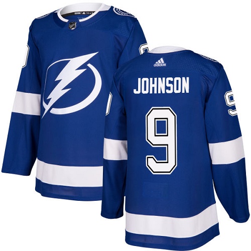Tampa Bay Lightning #9 Tyler Johnson Blue Stitched Adidas Jersey - Zenithce