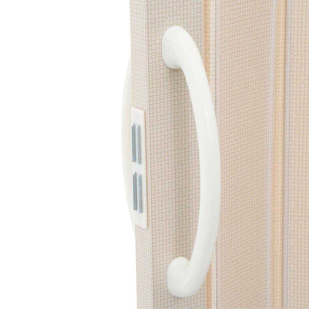 Spectrum 36 in. x 80 in. Century Vinyl White Frosted Square Acrylic Accordion Door - Zenithce