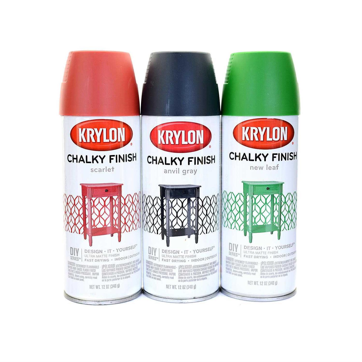 Krylon Chalky Finish Spray Paint - Zenithce