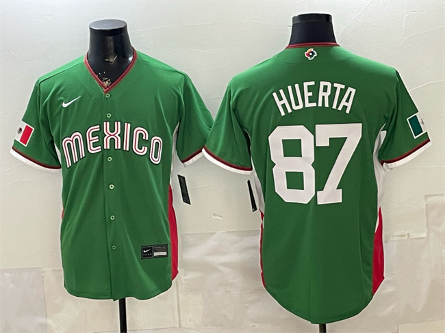 Mexico #87 Jesus Huerta Green 2026 World Classic Stadium Stitched Jersey - Zenithce