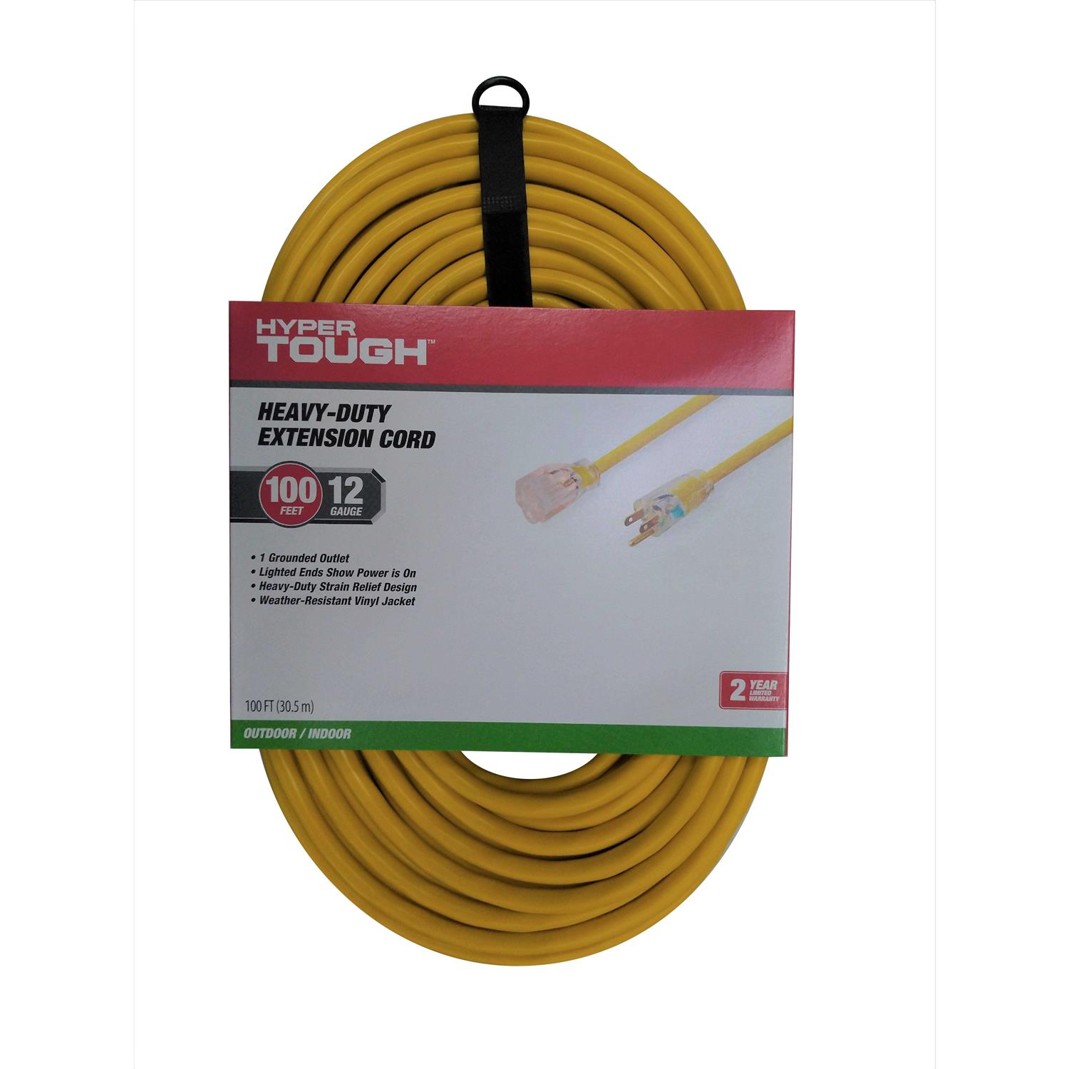 Hyper Tough 125V 15A 1875W Polarized Grounded Orange Indoor Adapter - Zenithce