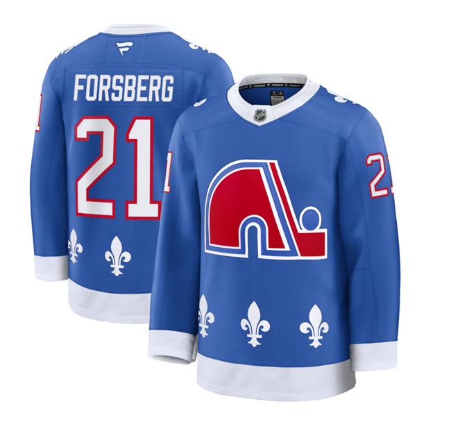 Colorado Avalanche #21 Peter Forsberg Blue 2025 Alternate Stitched Jersey - Zenithce
