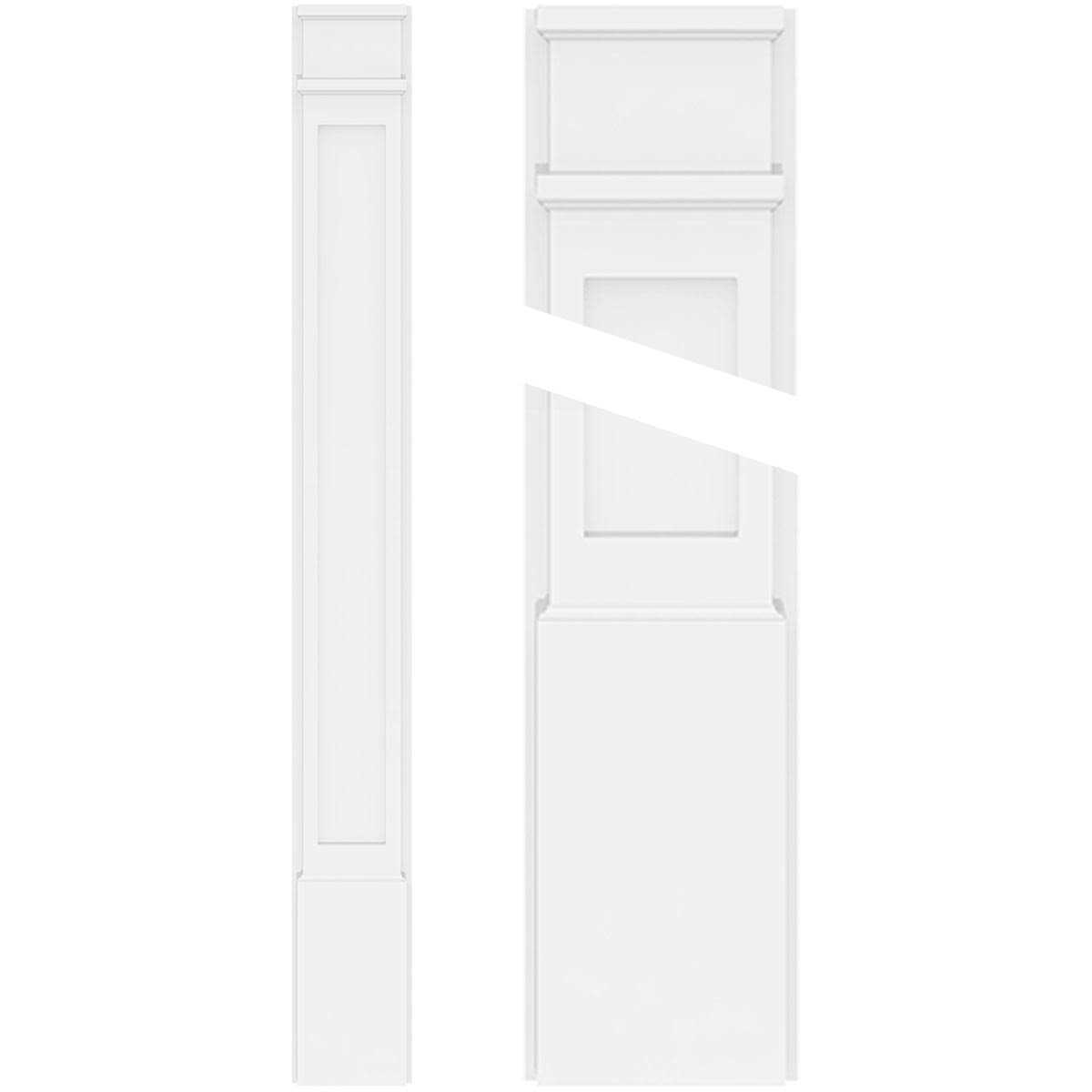 Ekena Millwork Peaked Newel Post Cap for 8 Newel Post NPC08X08P - Zenithce
