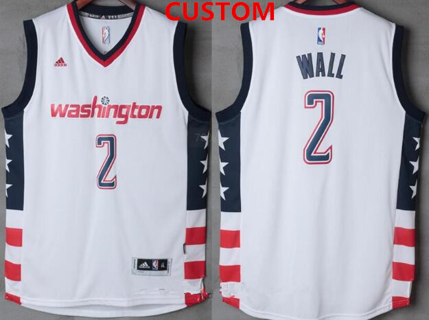 Washington wizards Custom white stitched nba 2016-17 adidas revolution 30 swingman jersey - Zenithce