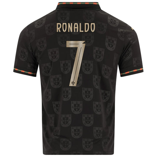 Portugal Black Limited Edition Soccer jersey World Cup 2026 | CRISTIANO RONALDO - Zenithce