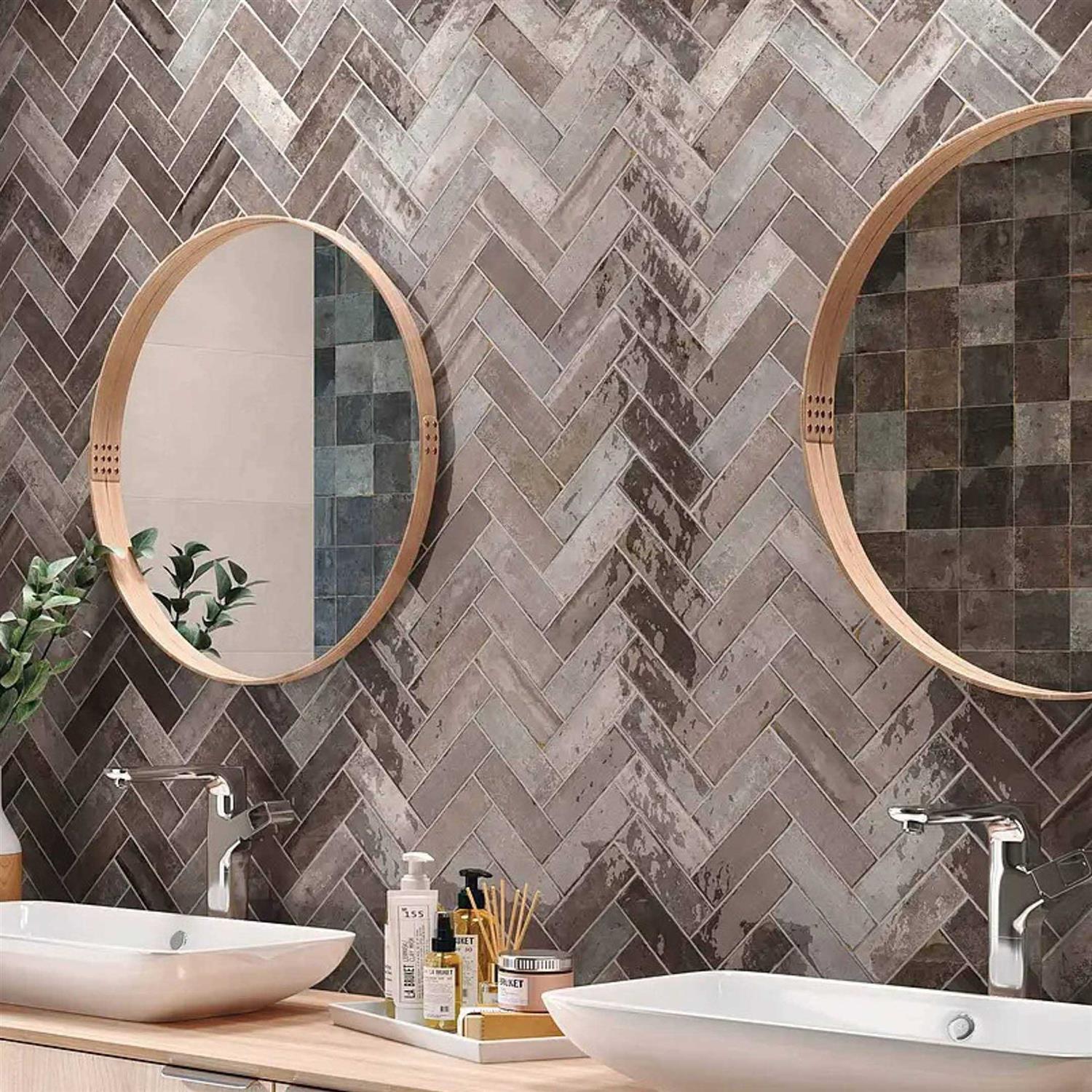 Tennessee 2 x 6 Zellige Subway Wall Tile Encore Surfaces - Zenithce