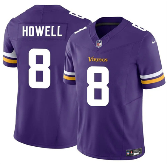 Minnesota Vikings #8 Sam Howell Purple 2024 F.U.S.E. Vapor Untouchable Limited Football Stitched Jersey - Zenithce