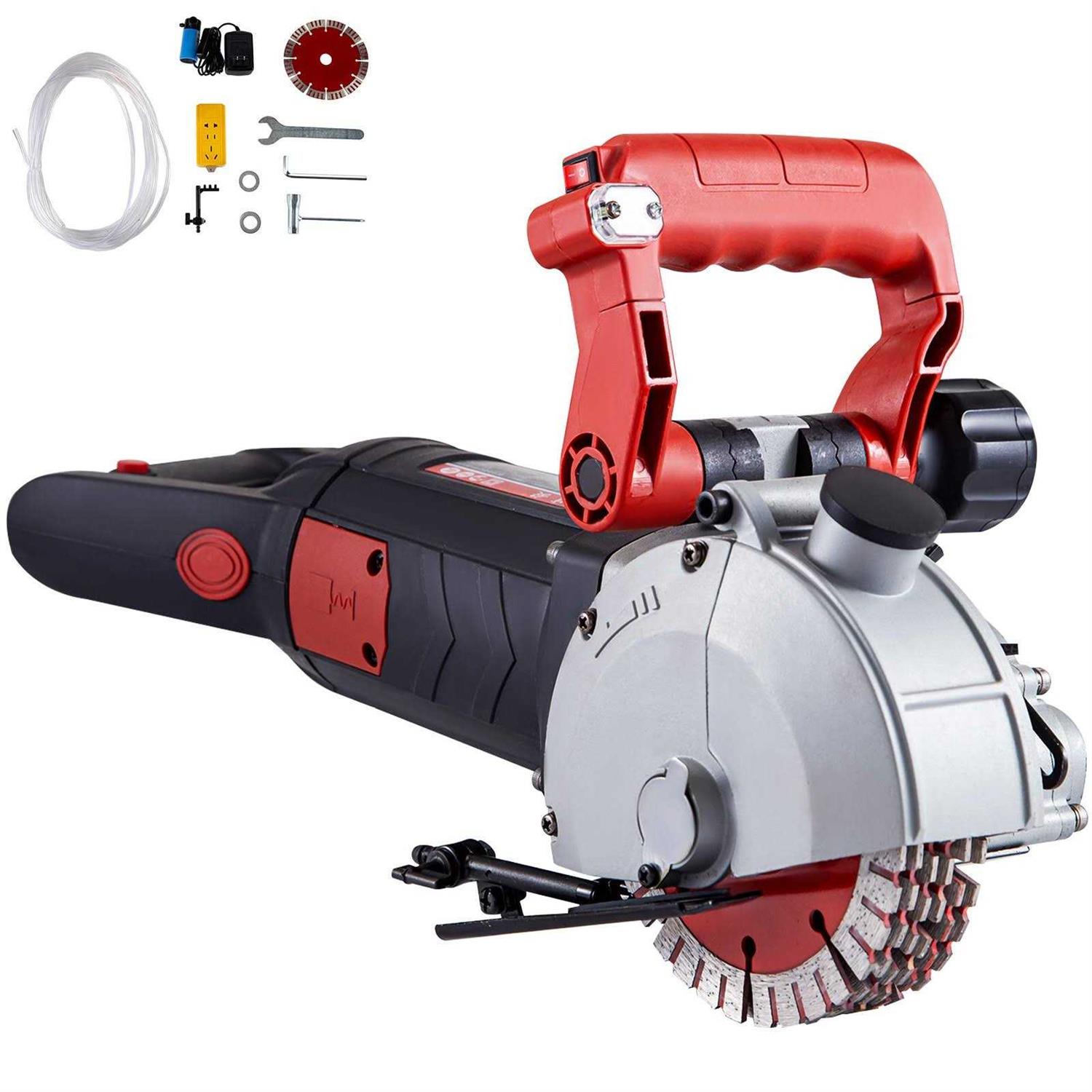 Vevor Wall Chaser 4800w Wall Groove Cutting Machine 42 mm 125 mm Saw Blades 8pcs - Zenithce