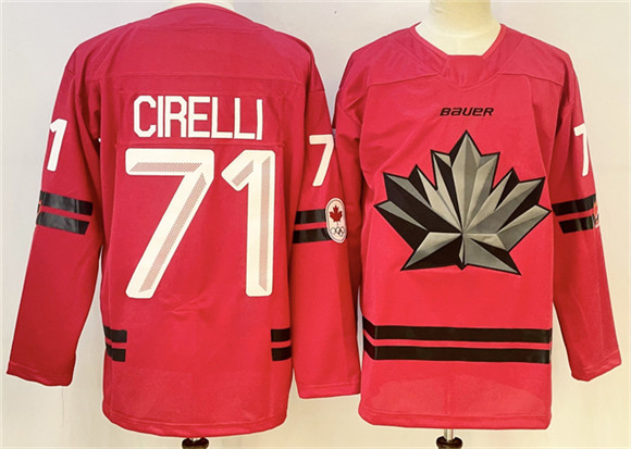 Canada #71 Anthony Cirelli Red Stitched Jersey - Zenithce