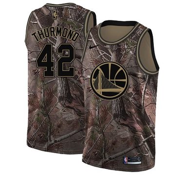 Golden State Warriors #42 Nate Thurmond Camo Swingman Realtree Collection Jersey - Zenithce