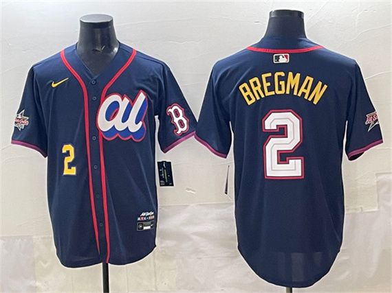 American League #2 Alex Bregman Navy 2025 All-Star Edition Limited Stitched Jersey - Zenithce