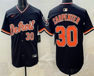 Detroit Tigers #30 Kerry Carpenter Navy Limited Jersey - Zenithce