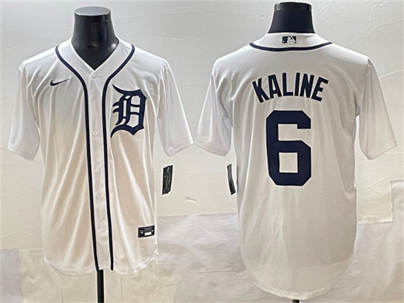 Detroit Tigers #6 Al Kaline White Cool Base Stitched Jersey - Zenithce