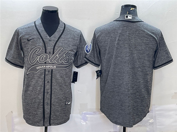 Indianapolis Colts Blank Gray With Patch Cool Base Stitched Jersey - Zenithce
