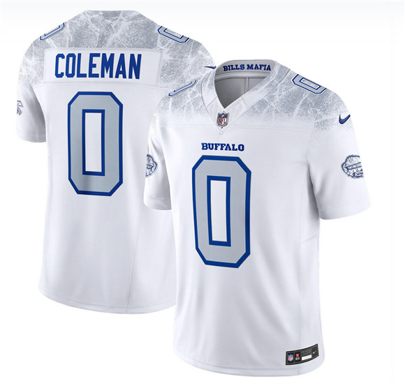 Buffalo Bills #0 Keon Coleman White 2025 F.U.S.E. “Rivalries” Vapor Limited Football Stitched Jersey - Zenithce