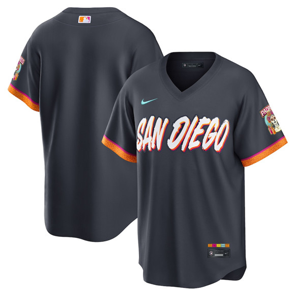 San Diego Padres Blank Obsidian 2026 City Connect Stadium Limited Stitched Jersey - Zenithce