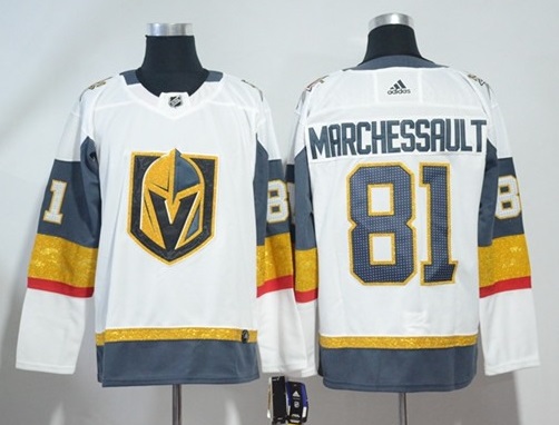 Vegas Golden Knights #81 Jonathan Marchessault White Stitched Jersey - Zenithce