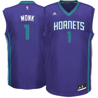 Charlotte Hornets #1 Malik Monk adidas Purple 2017 Draft Pick Replica Jersey - Zenithce