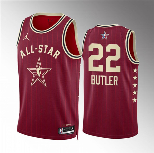 2024 All-Star #22 Jimmy Butler Crimson Stitched Jersey - Zenithce