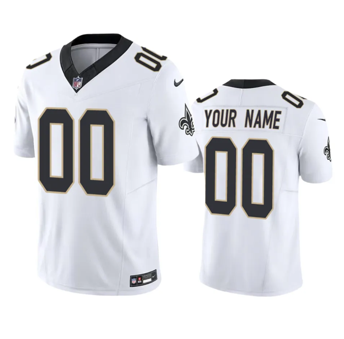 New Orleans Saints Custom White 2023 F.U.S.E. Vapor Untouchable Limited Stitched Jersey - Zenithce