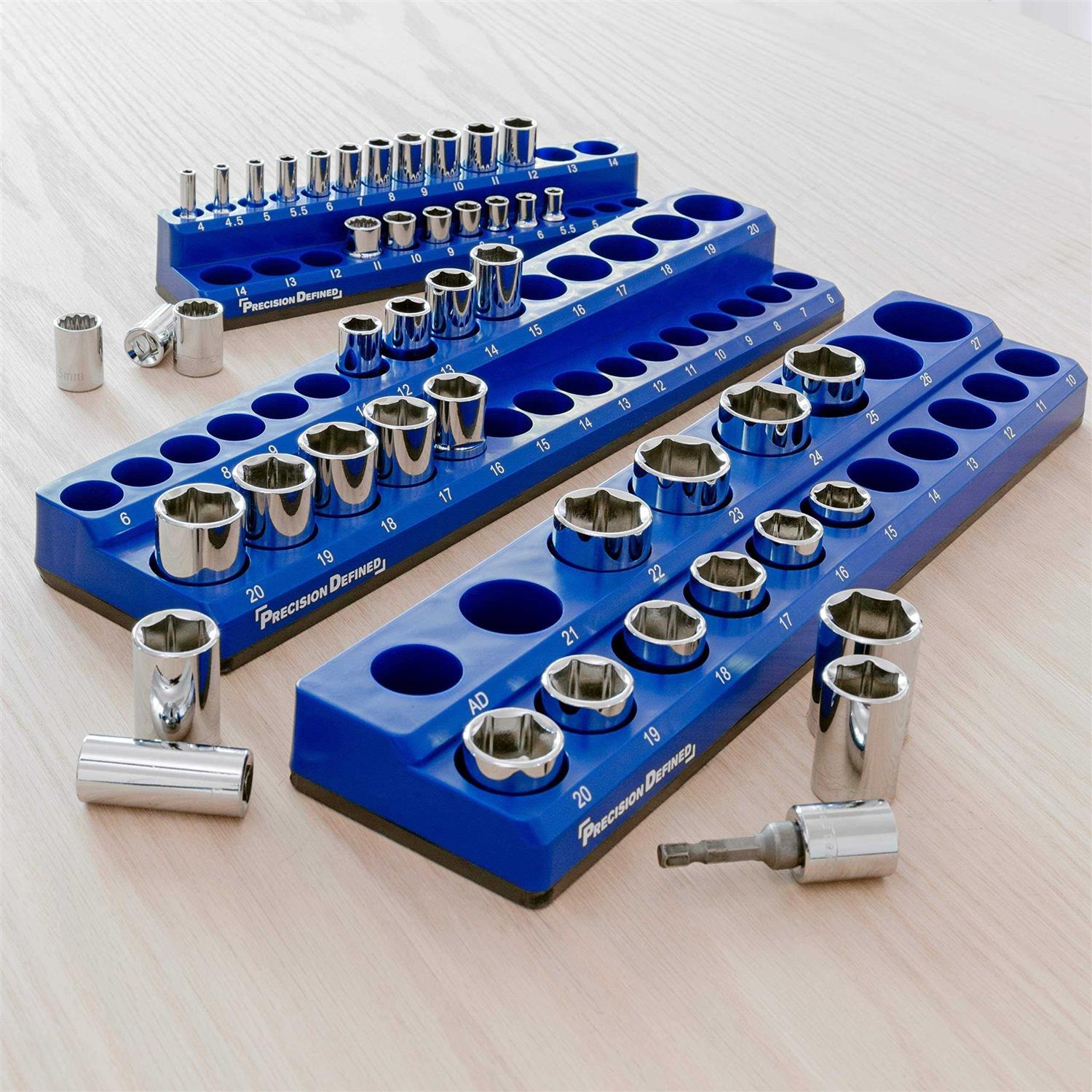 Precision Defined Magnetic Tool Socket Organizer Holder - Zenithce