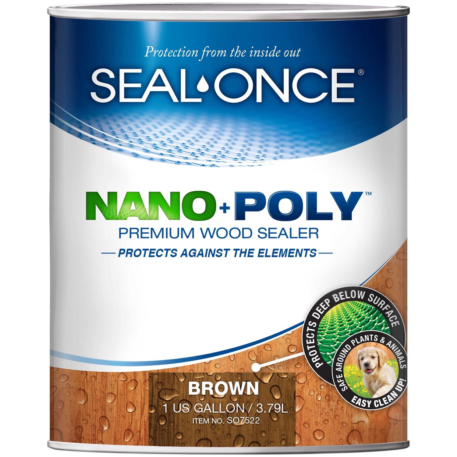 Seal-Once Nano+Poly Premium Wood Sealer - Zenithce