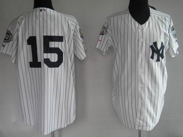 Yankees #15 Thurman Munson Stitched White Jersey - Zenithce