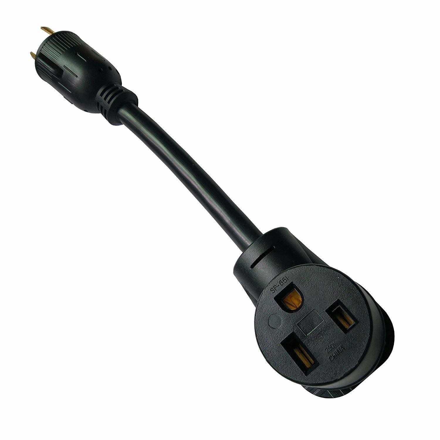 Parkworld 885200 Splitter RV 50A to 30A & 15A V adapter cord 14-50P male to TT-30R & 5-15R female - Zenithce