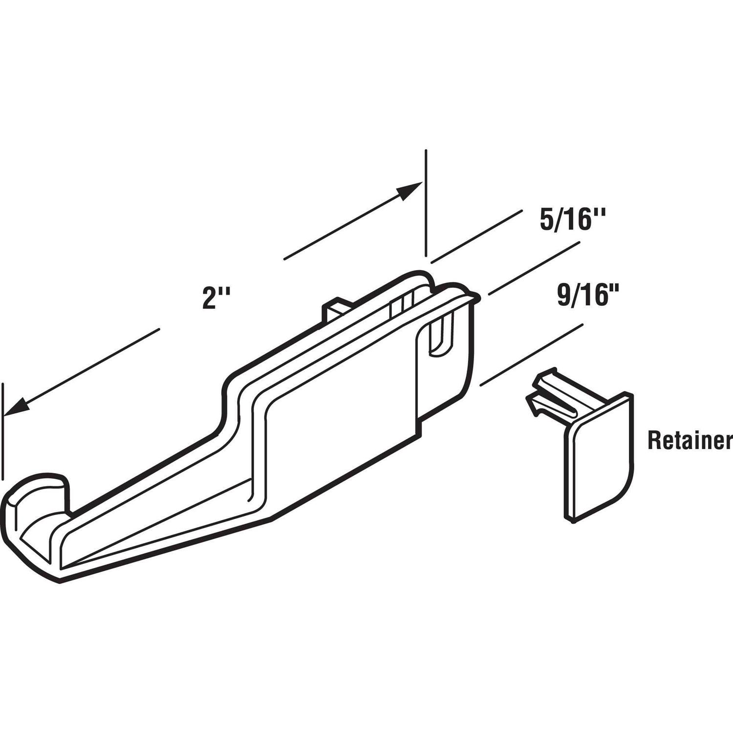 Prime-Line Shelf Support Peg U 10166 - Zenithce
