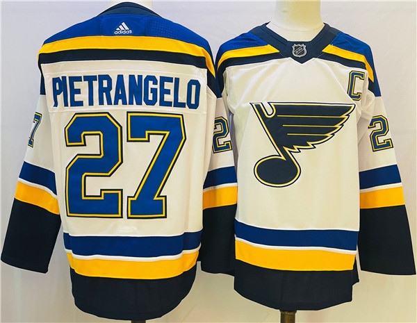 St. Louis Blues #27 Alex Pietrangelo Cream Winter Classic Stitched Jersey - Zenithce