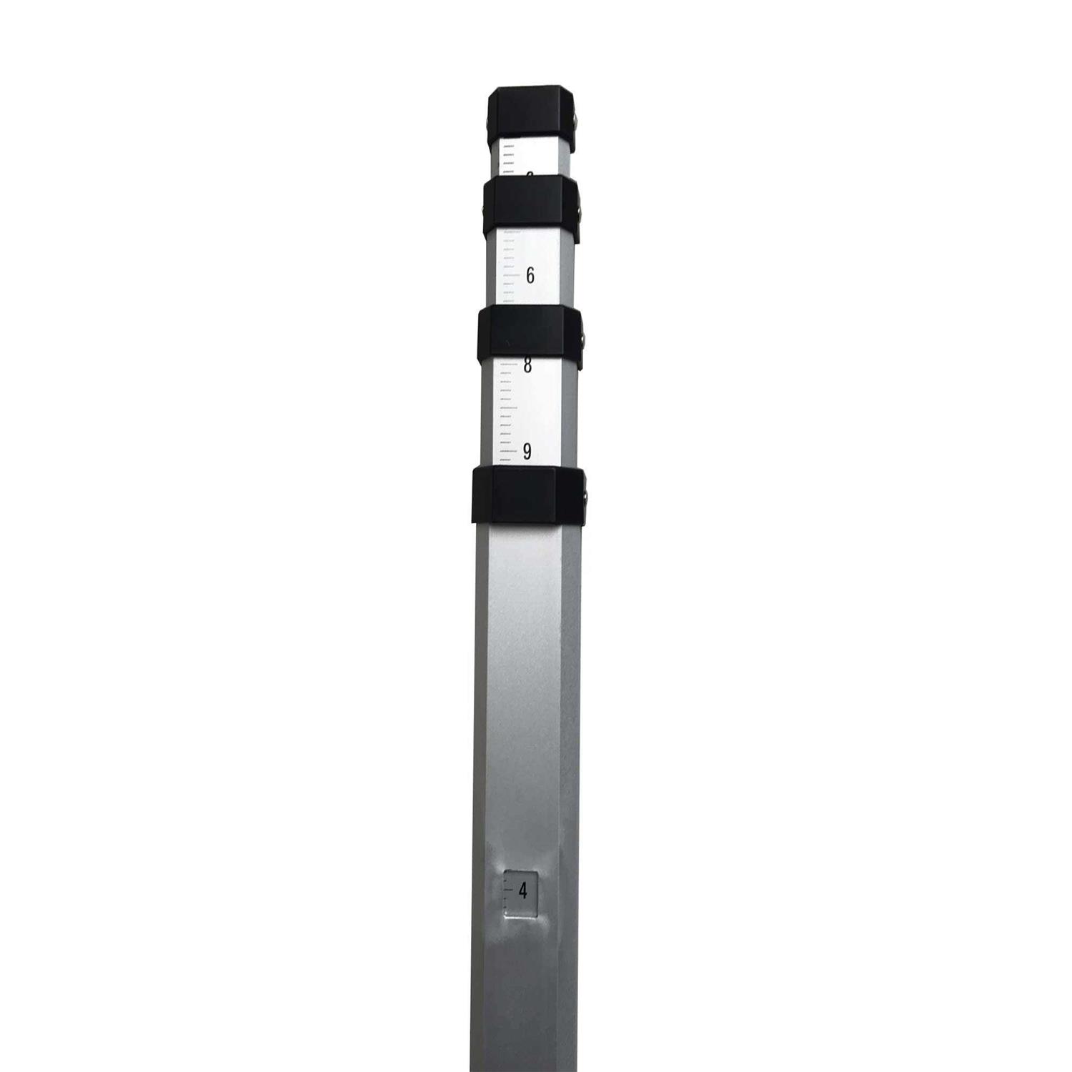 GEOLENI Aluminum Grade Rod 10ths, With Carrying Case and Rod level - Zenithce