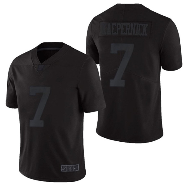San Francisco 49ers Black #7 Colin Kaepernick Icon Stitched Jersey - Zenithce