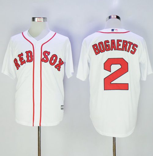 Red Sox #2 Xander Bogaerts White New Cool Base Stitched Jersey - Zenithce