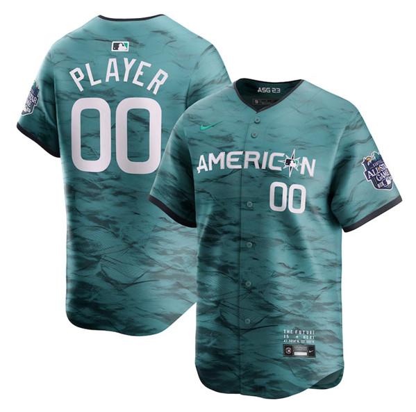 Custom Teal 2023 All-Star Cool Base Stitched Jersey - Zenithce