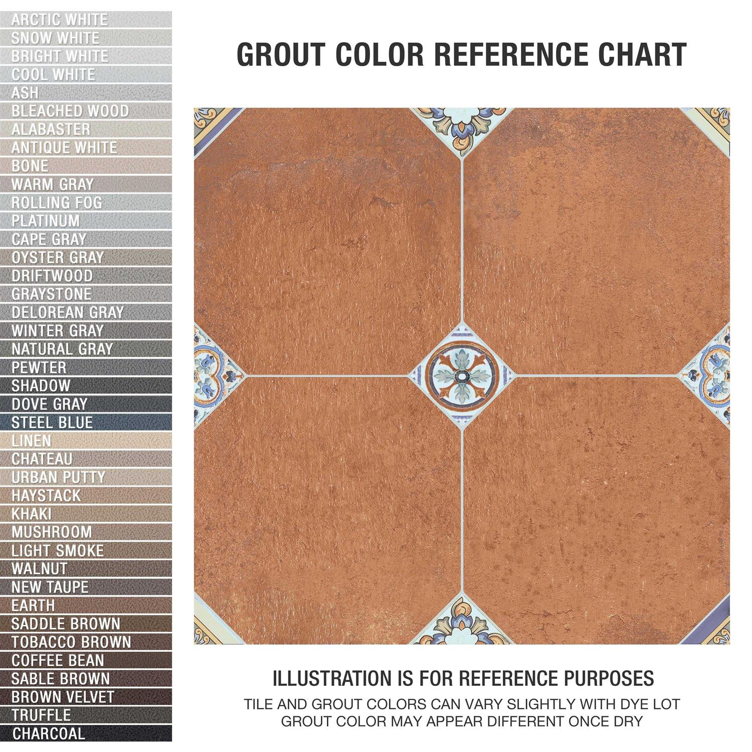 Merola Tile Manises Decor Cuero 13-1/8 x 13-1/8 Ceramic Floor and Wall Tile - Zenithce