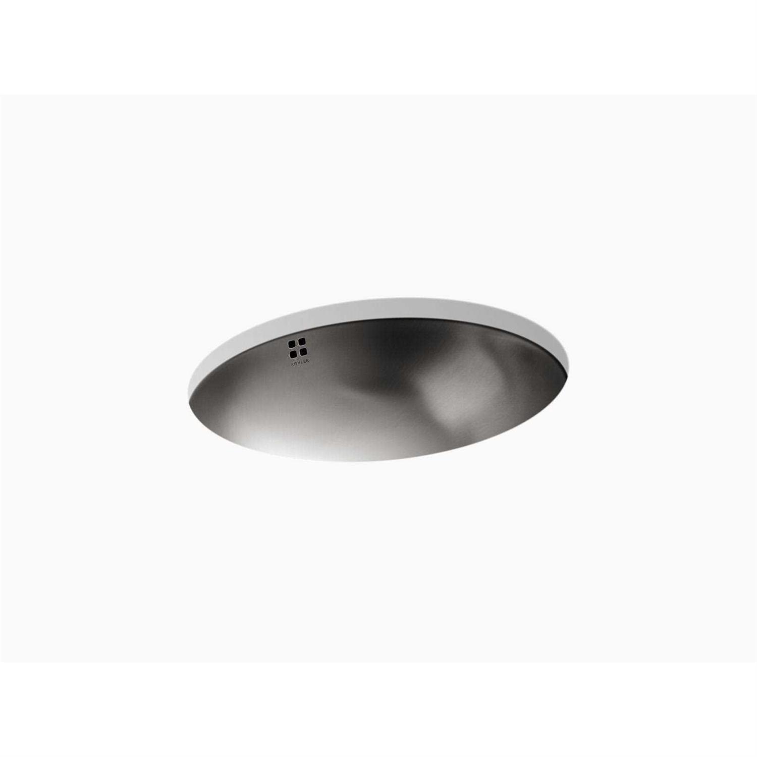 Kohler K-2608-SU-NA Bachata Drop-in/Undermount Bathroom Sink with Luster - Zenithce